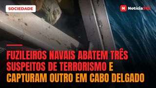 Fuzileiros navais abatem três suspeitos de terrorismo e capturam outro em Cabo Delgado