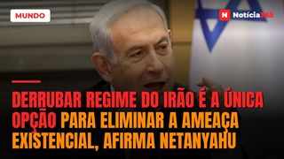 Derrubar regime do Irão é a única opção para eliminar a ameaça existencial, afirma Netanyahu