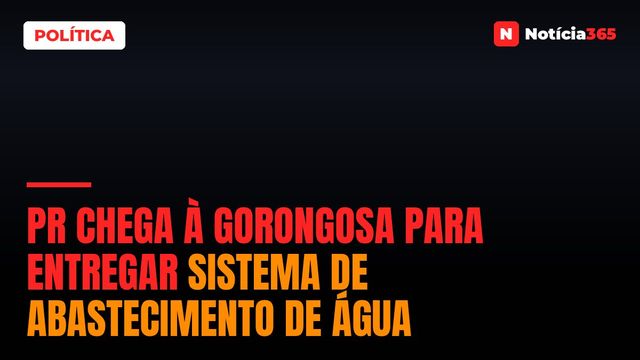 PR chega à Gorongosa para entregar sistema de abastecimento de água
