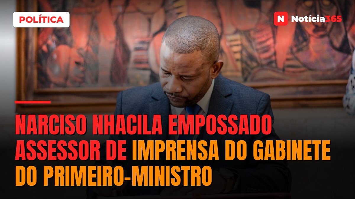 Narciso Nhacila empossado assessor de Imprensa do Gabinete do Primeiro-Ministro