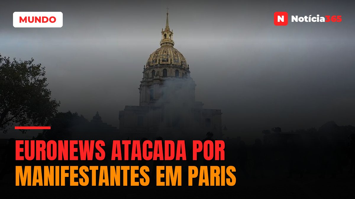 Euronews atacada por manifestantes em Paris