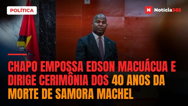 Chapo empossa Edson Macuácua e dirige cerimônia dos 40 anos da morte de Samora Machel