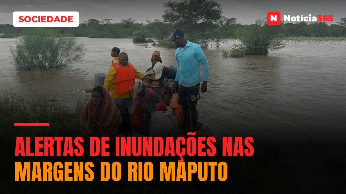Alertas de inundações nas margens do rio Maputo