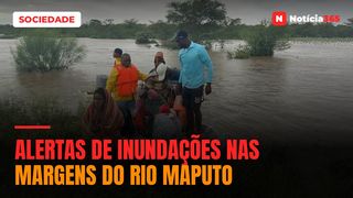 Alertas de inundações nas margens do rio Maputo