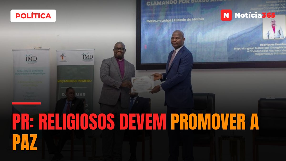 PR: Religiosos devem promover a paz