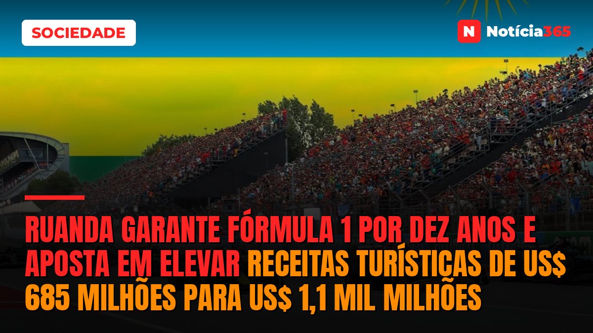 Ruanda Garante Fórmula 1 Por Dez Anos e Aposta em Elevar Receitas Turísticas de US$ 685 Milhões Para US$ 1,1 Mil Milhões