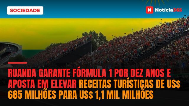 Ruanda Garante Fórmula 1 Por Dez Anos e Aposta em Elevar Receitas Turísticas de US$ 685 Milhões Para US$ 1,1 Mil Milhões