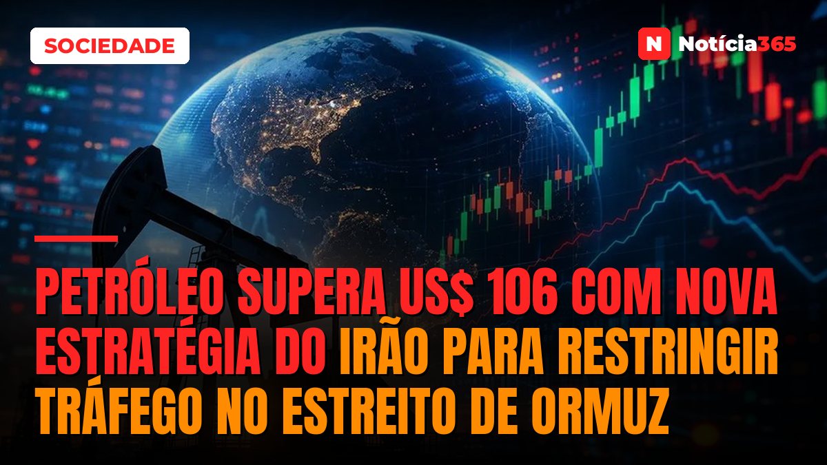 Petróleo Supera US$ 106 Com Nova Estratégia do Irão Para Restringir Tráfego no Estreito de Ormuz
