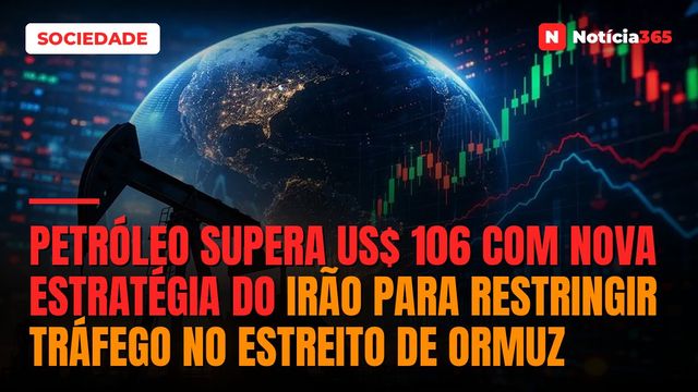 Petróleo Supera US$ 106 Com Nova Estratégia do Irão Para Restringir Tráfego no Estreito de Ormuz