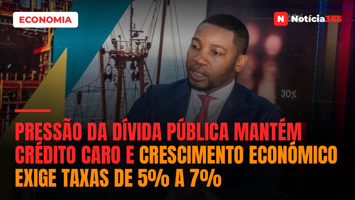 Pressão da Dívida Pública Mantém Crédito Caro e Crescimento Económico Exige Taxas de 5% a 7%