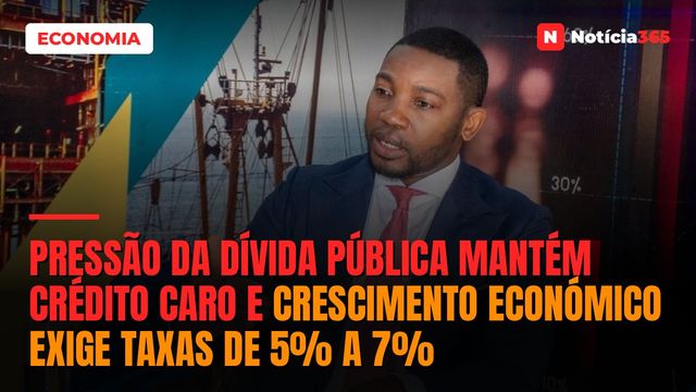 Pressão da Dívida Pública Mantém Crédito Caro e Crescimento Económico Exige Taxas de 5% a 7%