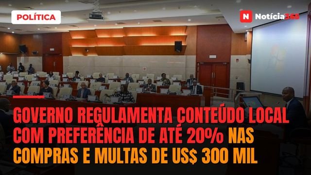 Governo Regulamenta Conteúdo Local Com Preferência de Até 20% nas Compras e Multas de US$ 300 Mil