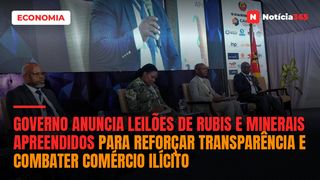 Governo Anuncia Leilões de Rubis e Minerais Apreendidos Para Reforçar Transparência e Combater Comércio Ilícito