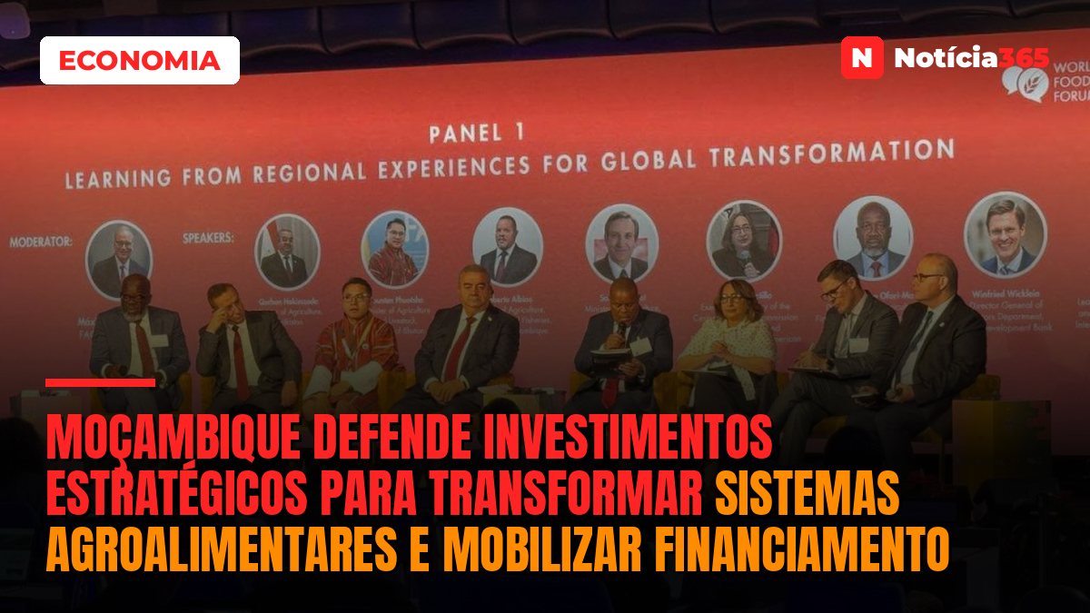 Moçambique Defende Investimentos Estratégicos Para Transformar Sistemas Agroalimentares e Mobilizar Financiamento