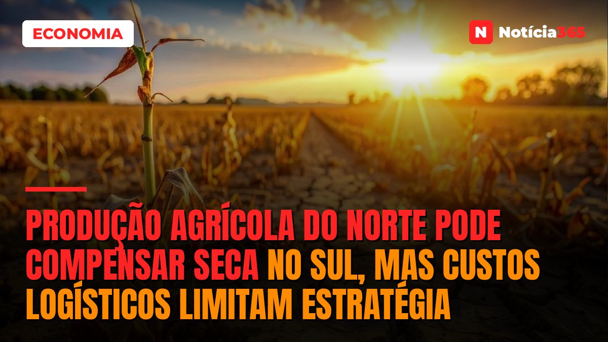 Produção Agrícola do Norte Pode Compensar Seca no Sul, Mas Custos Logísticos Limitam Estratégia
