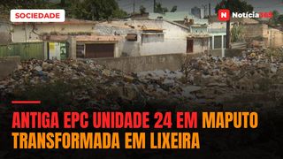 Antiga EPC Unidade 24 em Maputo transformada em lixeira