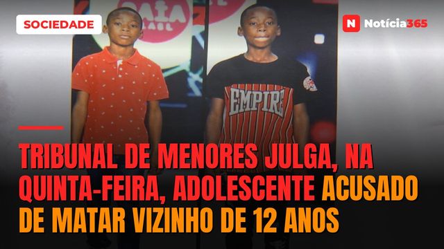 Tribunal de menores julga, na quinta-feira, adolescente acusado de matar vizinho de 12 anos