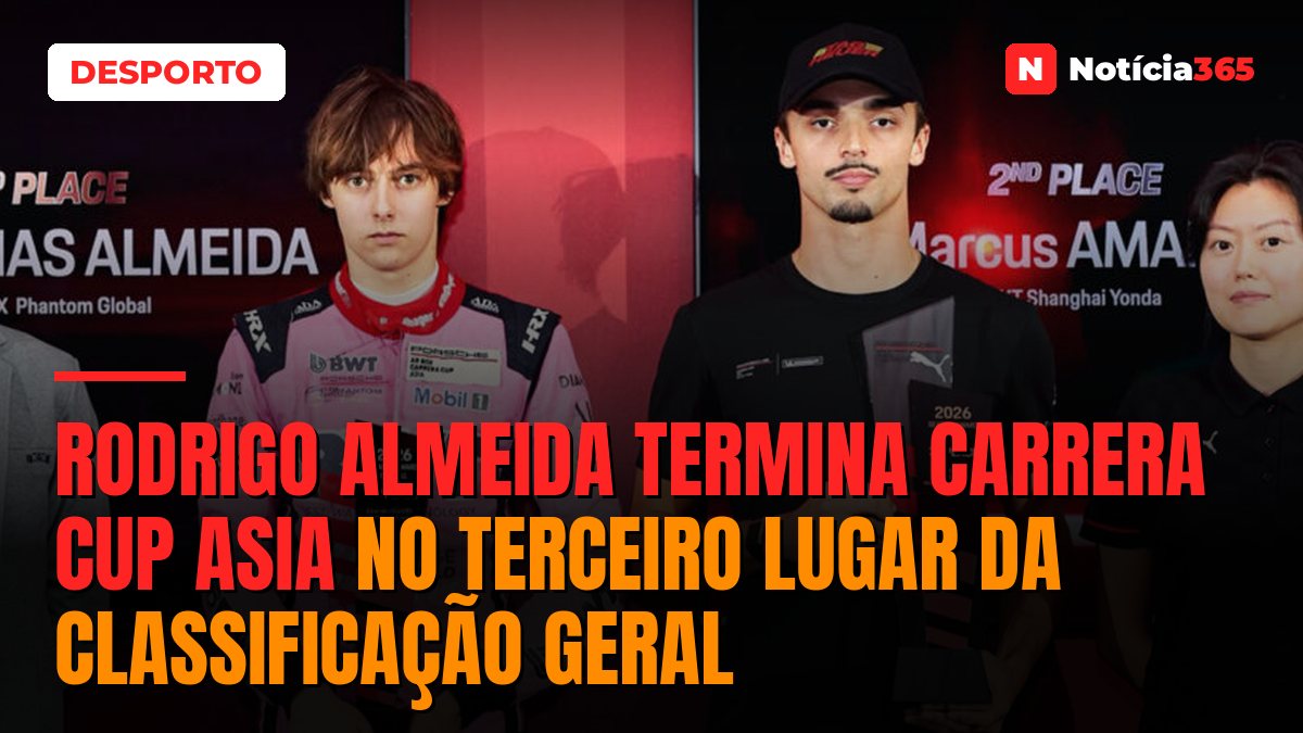 Rodrigo Almeida termina Carrera Cup Asia no terceiro lugar da classificação geral