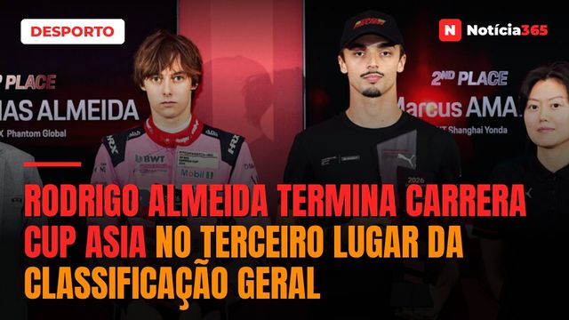 Rodrigo Almeida termina Carrera Cup Asia no terceiro lugar da classificação geral