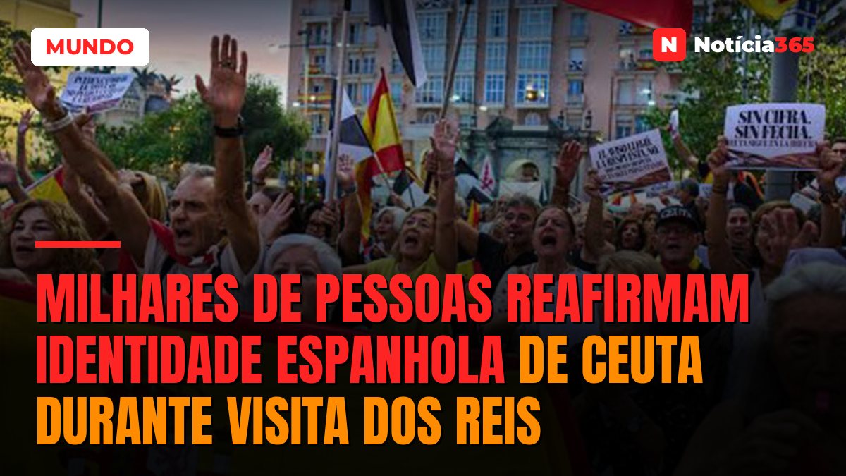 Milhares de pessoas reafirmam identidade espanhola de Ceuta durante visita dos reis