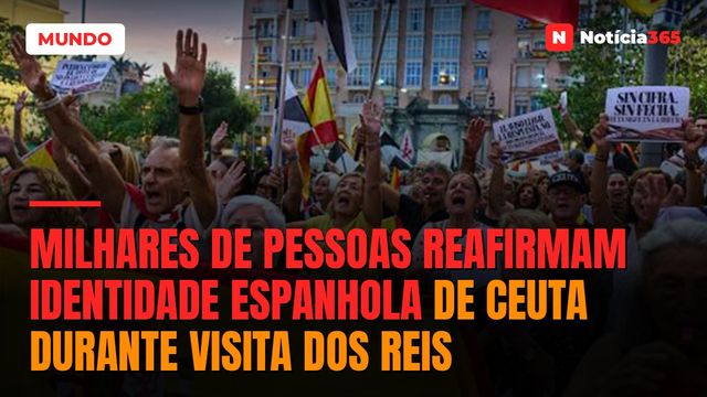 Milhares de pessoas reafirmam identidade espanhola de Ceuta durante visita dos reis