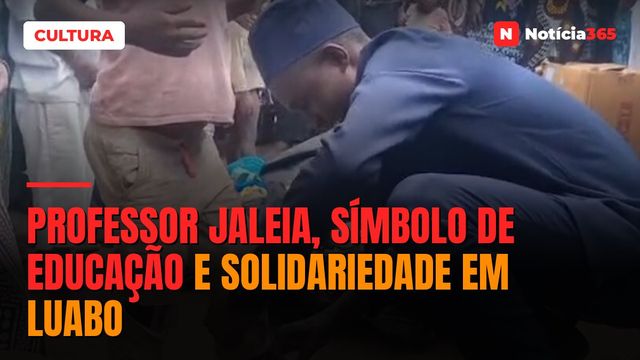 Professor Jaleia, símbolo de educação e solidariedade em luabo