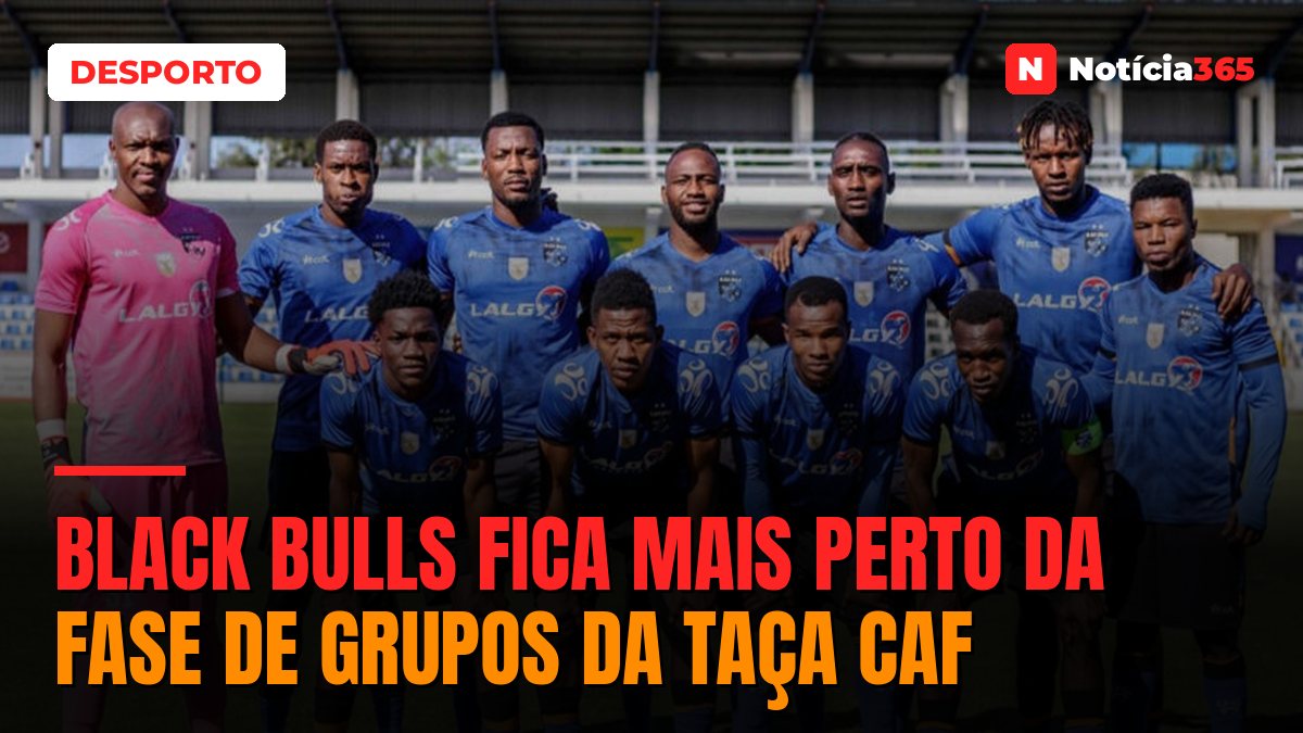 Black Bulls fica mais perto da fase de grupos da Taça CAF