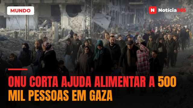 ONU corta ajuda alimentar a 500 mil pessoas em Gaza