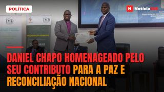 Daniel Chapo homenageado pelo seu contributo para a paz e reconciliação nacional