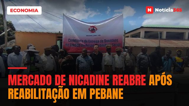 Mercado de Nicadine reabre após reabilitação em Pebane