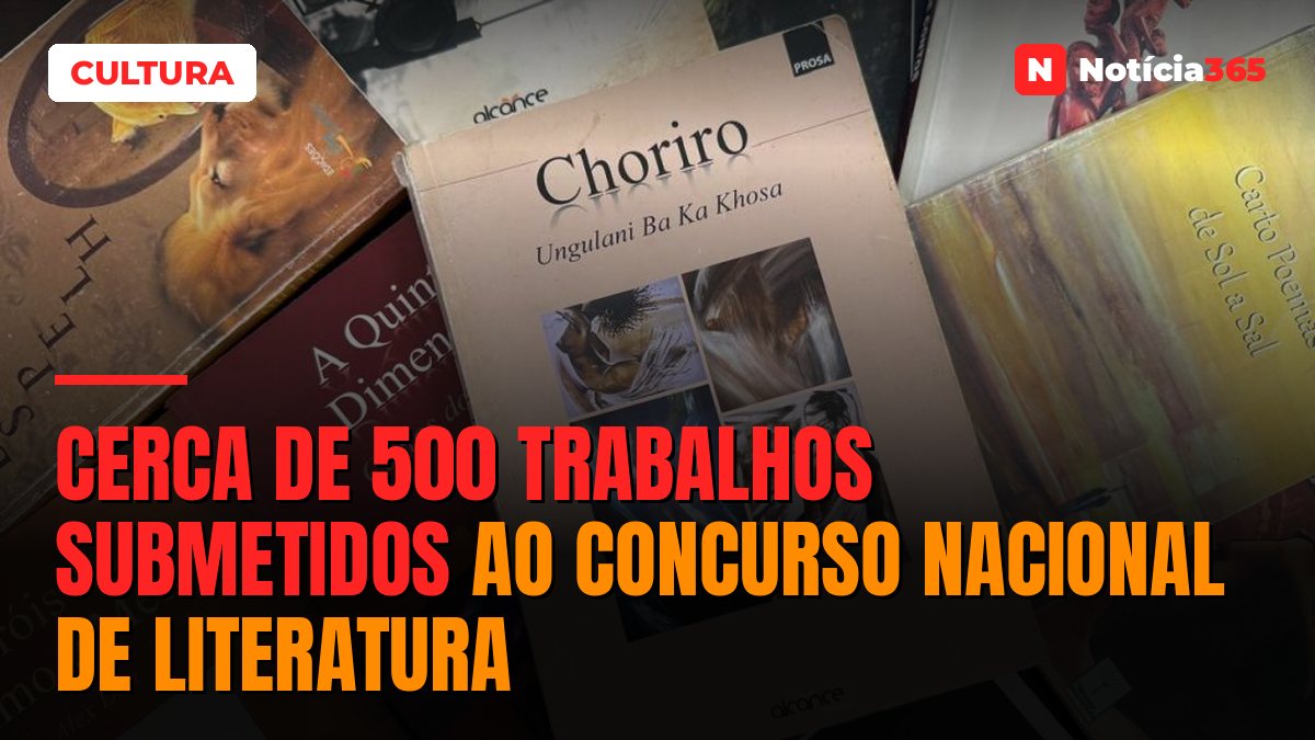 Cerca de 500 trabalhos submetidos ao concurso nacional de literatura