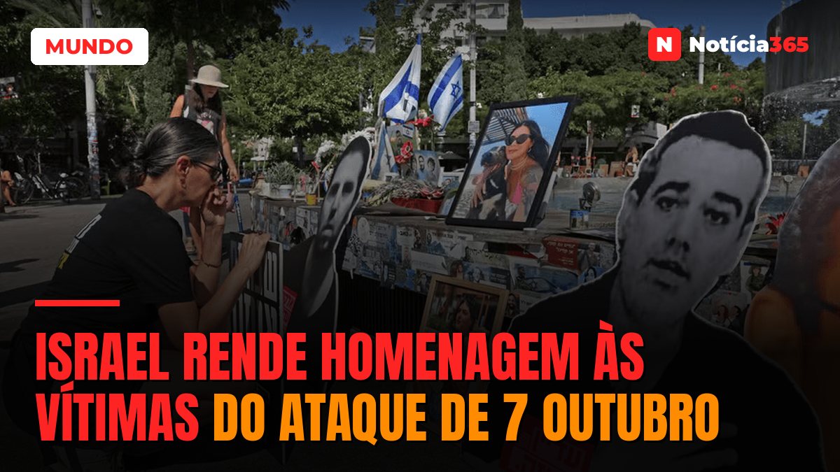 Israel rende homenagem às vítimas do ataque de 7 Outubro