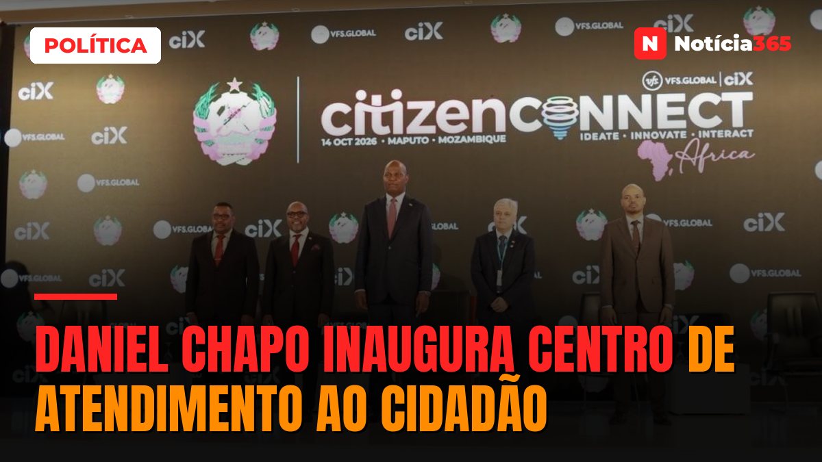 Daniel Chapo inaugura centro de atendimento ao cidadão
