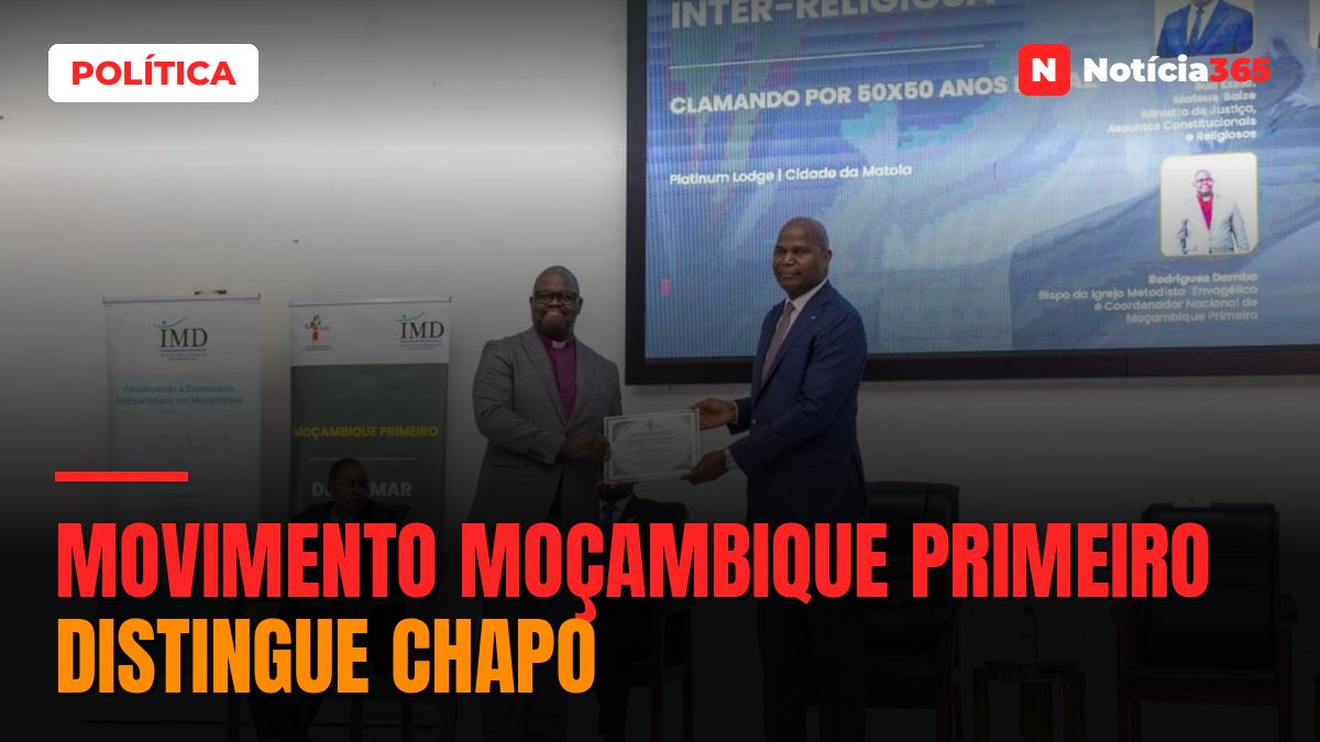 Movimento Moçambique Primeiro distingue Chapo