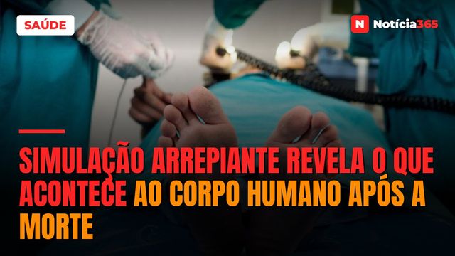 Simulação arrepiante revela o que acontece ao corpo humano após a morte