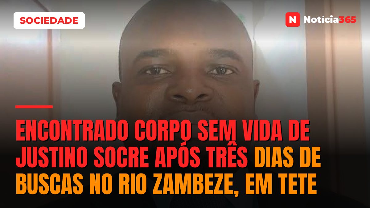 Encontrado corpo sem vida de Justino Socre após três dias de buscas no rio Zambeze, em Tete