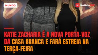 Katie Zacharia é a nova porta-voz da Casa Branca e fará estreia na terça-feira
