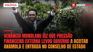 Venâncio Mondlane diz que pressão financeira externa levou Governo a aceitar ANAMOLA e entrada no Conselho de Estado