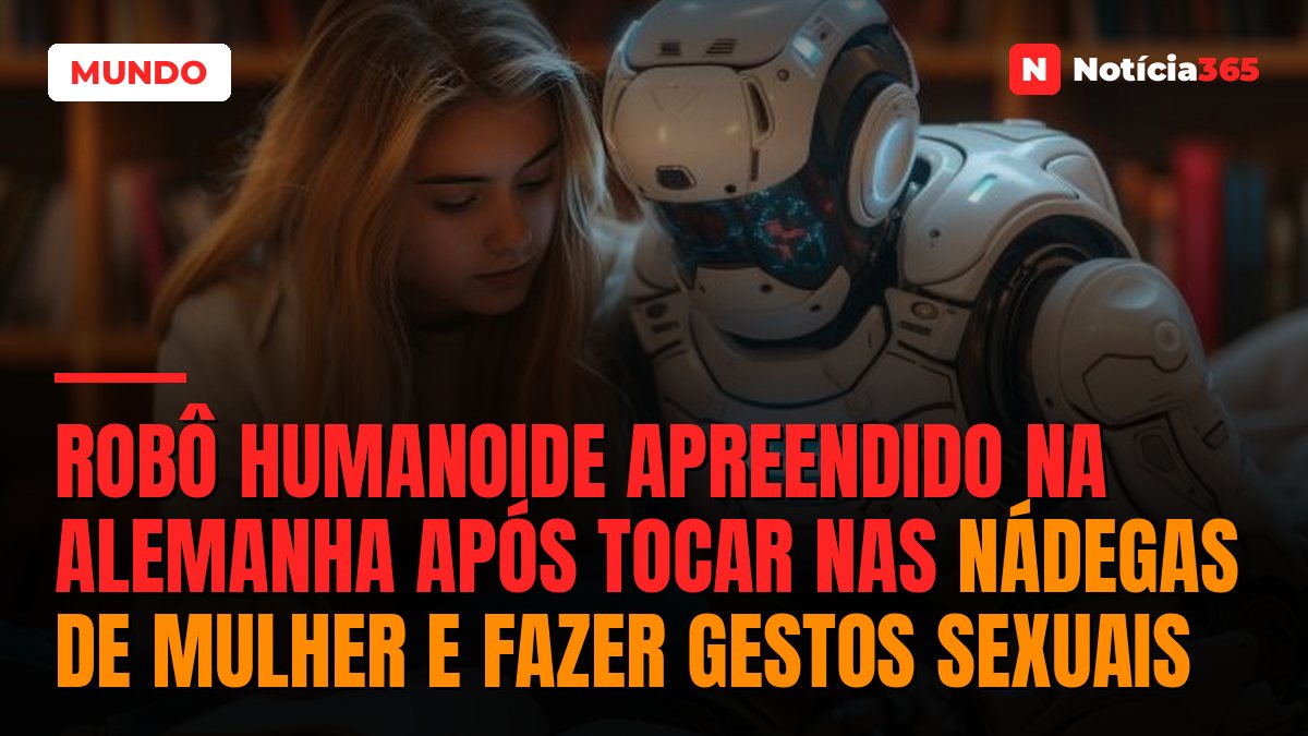 Robô humanoide apreendido na Alemanha após tocar nas nádegas de mulher e fazer gestos sexuais