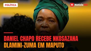 Daniel Chapo recebe Nkosazana Dlamini-Zuma em Maputo