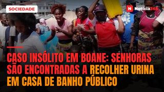 Caso insólito em Boane: senhoras são encontradas a recolher urina em casa de banho público
