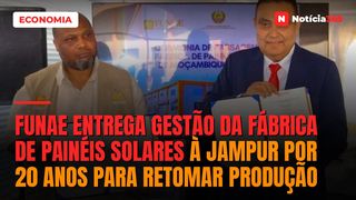 FUNAE entrega gestão da Fábrica de Painéis Solares à JAMPUR por 20 anos para retomar produção