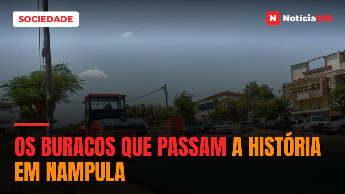 Os buracos que passam a história em Nampula