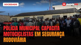 Polícia Municipal capacita motociclistas em segurança rodoviária