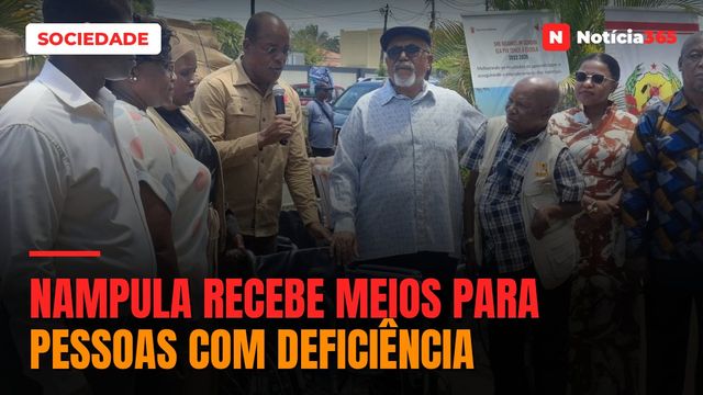 Nampula recebe meios para pessoas com deficiência