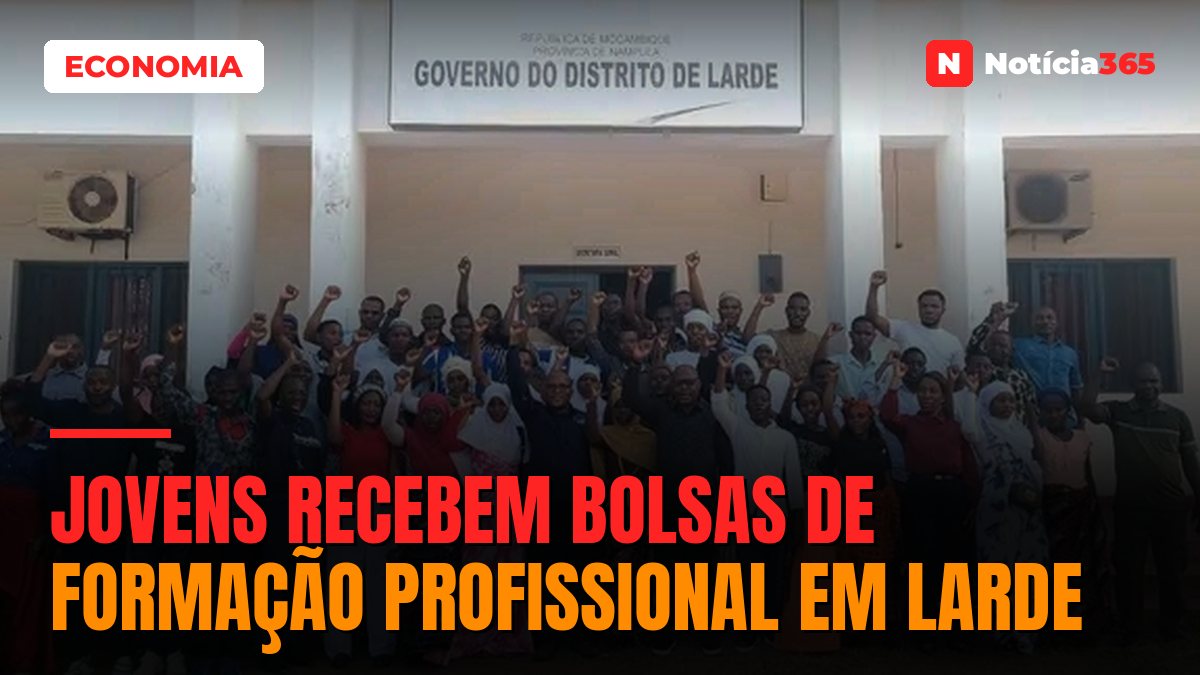 Jovens recebem bolsas de formação profissional em Larde