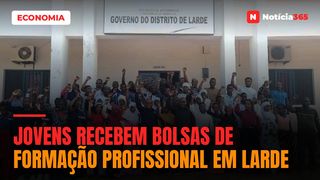 Jovens recebem bolsas de formação profissional em Larde