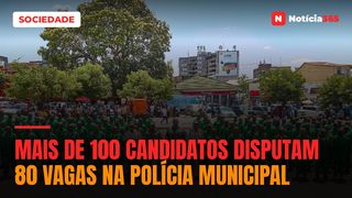 Mais de 100 candidatos disputam 80 vagas na Polícia Municipal