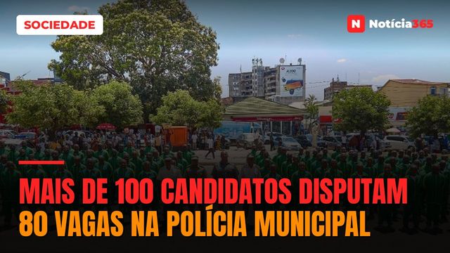 Mais de 100 candidatos disputam 80 vagas na Polícia Municipal