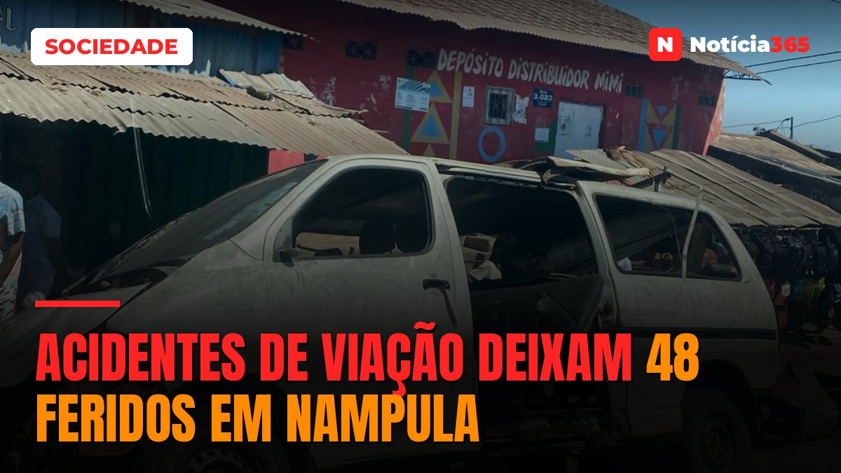 Acidentes de viação deixam 48 feridos em Nampula